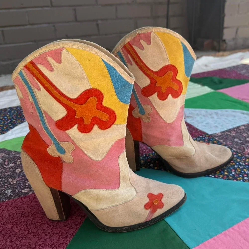 Vintage Diesel Leather Ankle Boots - Picture 8 of 8